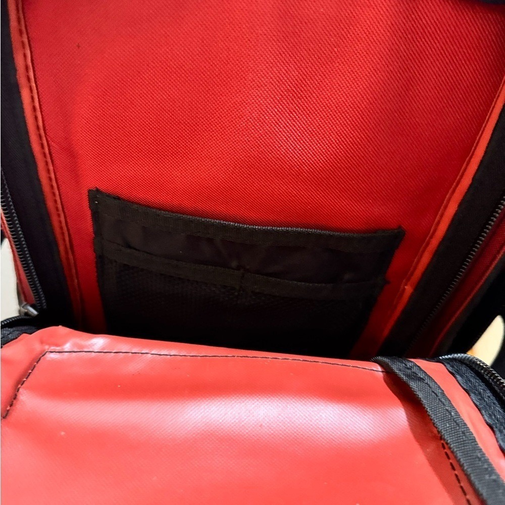 Rugged Red And Black Backpack - image 6